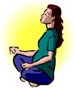 Pregnant woman doing Yoga
